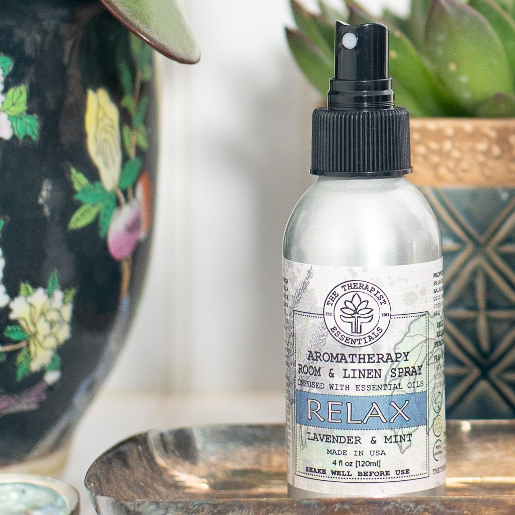 Aromatherapy Relax Lavender & Mint Room and Linen Spray - Mahogany Home EssentialsRoom Spray