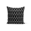 Black Triangles Pillow Cover - Mahogany Home EssentialsPillows