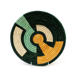 Large Bermuda Maze Round Basket 12" - Mahogany Home EssentialsWall Art