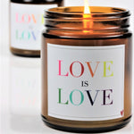 Love is Love in Cassis Pomegranate - Mahogany Home EssentialsCandles