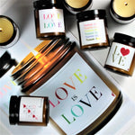 Love is Love in Cassis Pomegranate - Mahogany Home EssentialsCandles