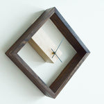 Modern Frame Wall and Table Clock - Mahogany Home EssentialsClocks