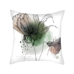 Pink White Pattern Gift Pillow Covers Flower Pattern Cushion Cover for - Mahogany Home EssentialsPillow Covers
