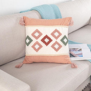 Rainbow Boho Style Pillow Cover 45x45cm/30x50c - Mahogany Home Essentials
