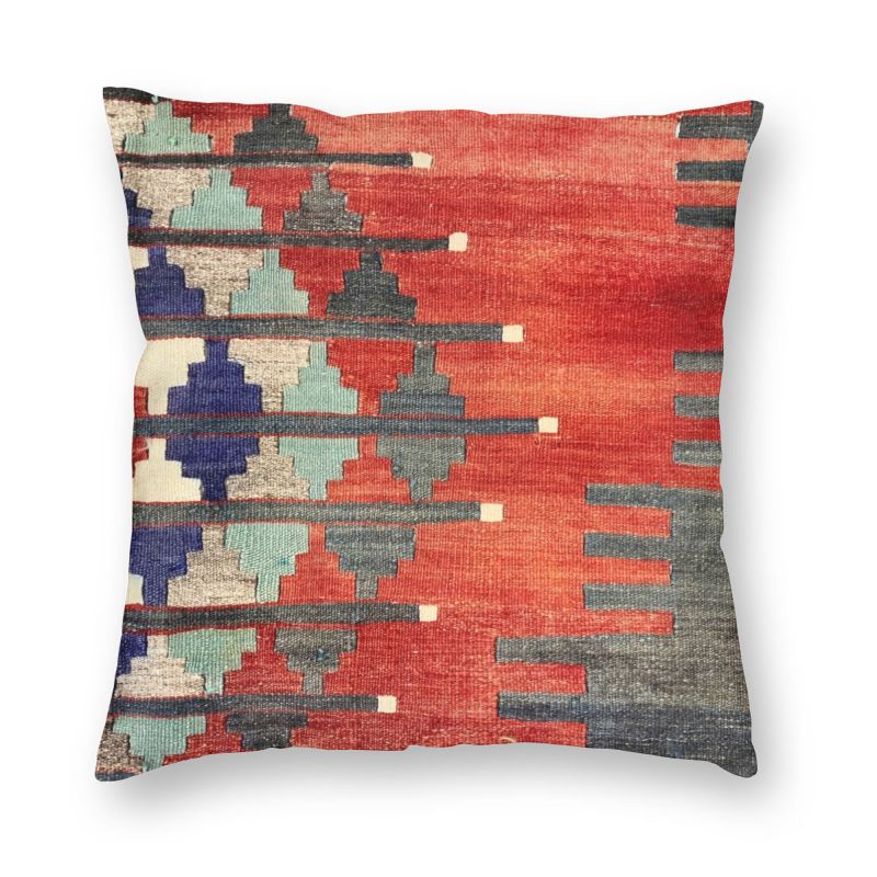 Vintage Aztec Textile Pillow Cover - Mahogany Home Essentials