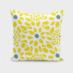 Yellow Floral Cushion/Pillow - Mahogany Home EssentialsDecorative Pillows